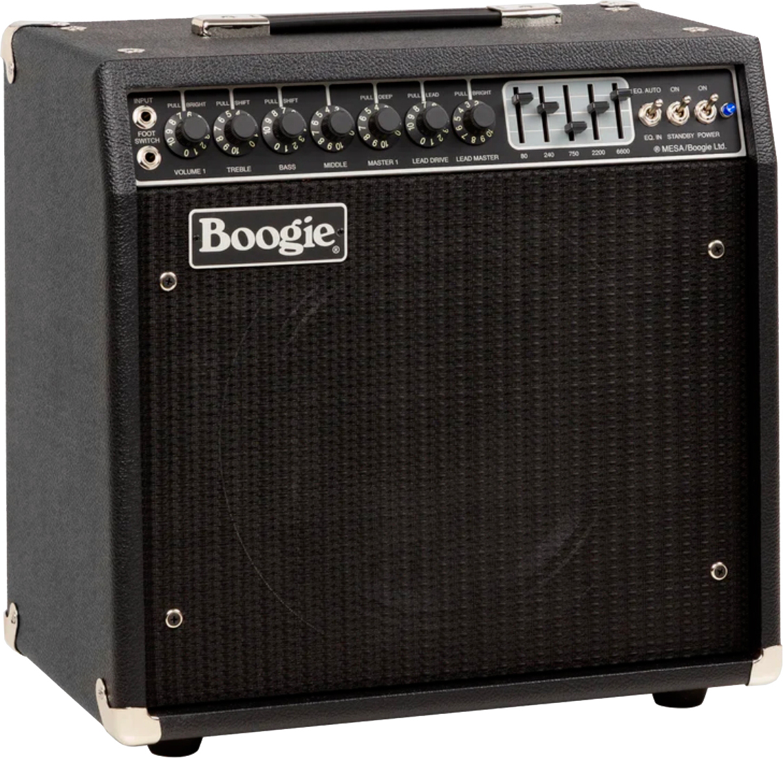 Mesa Boogie Mark Iic+ 1x12 Combo 25/75w 6l6 Black Bronco - Combo für E-Gitarre - Main picture