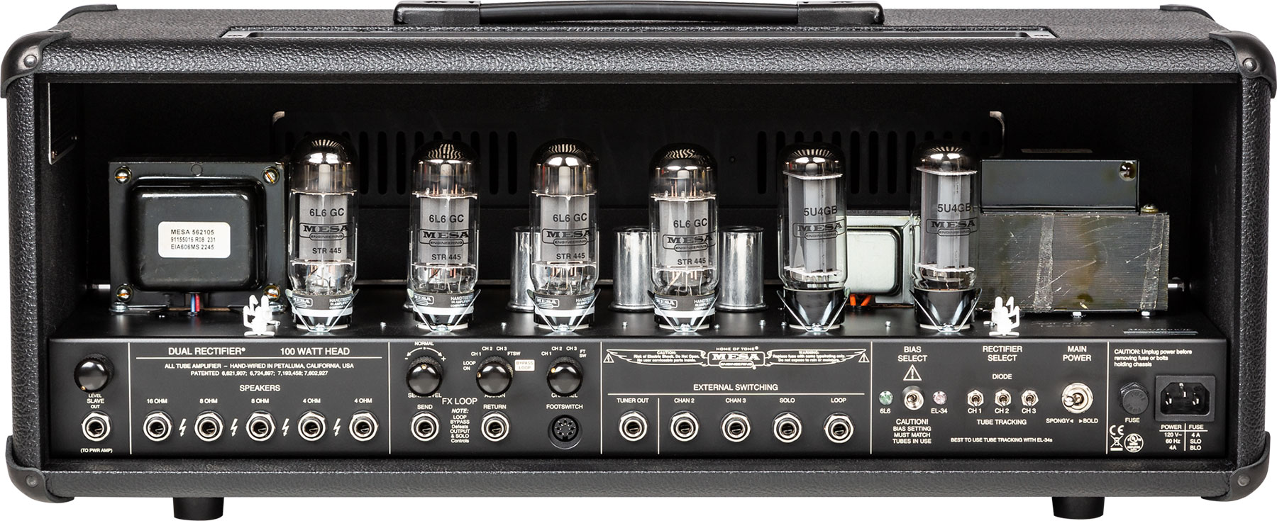 Mesa Boogie Dual Rectifier Head 50/100w 6l6 Black Bronco - E-Gitarre Topteil - Variation 2