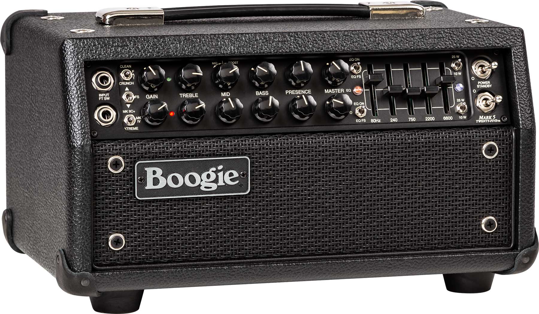Mesa Boogie Mark Five 25 Head 10/25w El84 Black Bronco - E-Gitarre Topteil - Variation 1