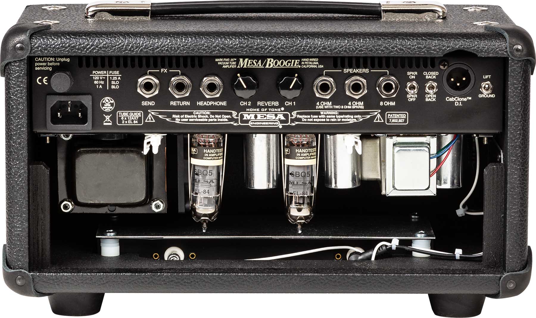 Mesa Boogie Mark Five 25 Head 10/25w El84 Black Bronco - E-Gitarre Topteil - Variation 2