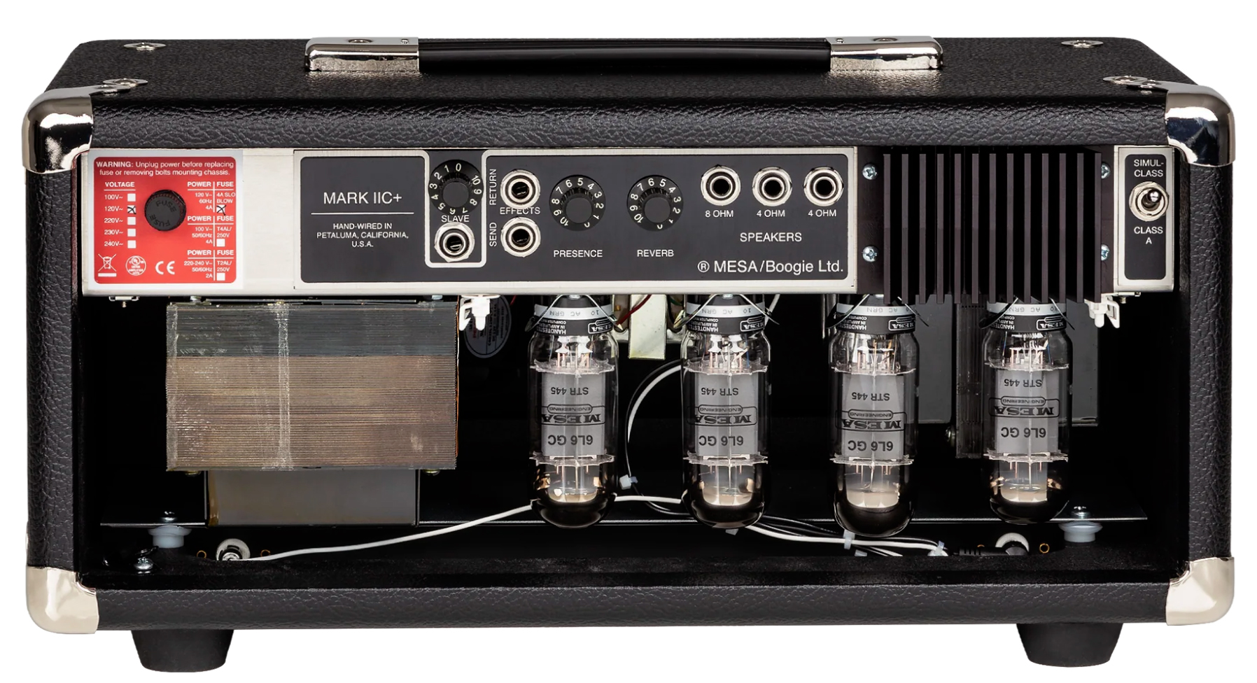 Mesa Boogie Mark Iic+ Head 25/75w 6l6 Black Bronco - E-Gitarre Topteil - Variation 2