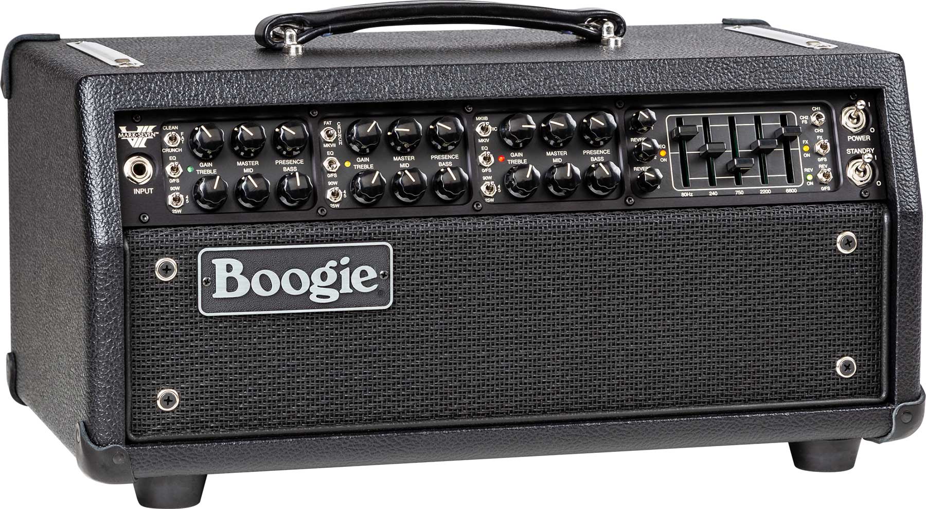 Mesa Boogie Mark Vii Head 25/45/90w 6l6 Black - E-Gitarre Topteil - Variation 1