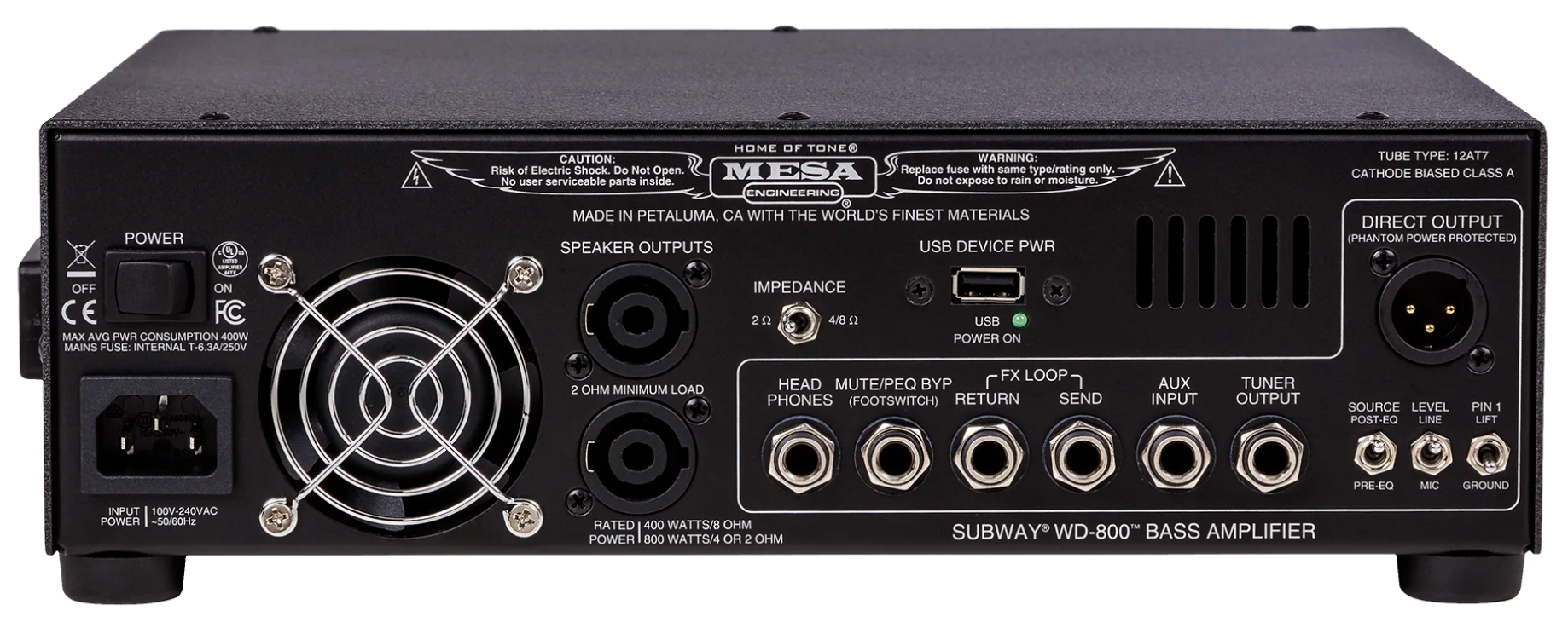 Mesa Boogie Subway Wd800 Bass Head 800w - Bass Topteil - Variation 2