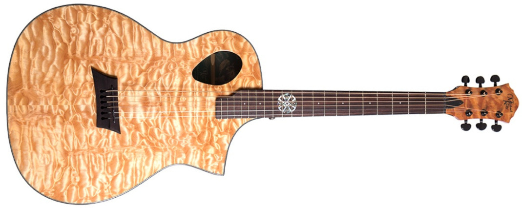 Michael Kelly Forte Port X Concert Cw Epicea Sapele Ova - Natural - Folk-Gitarre - Main picture