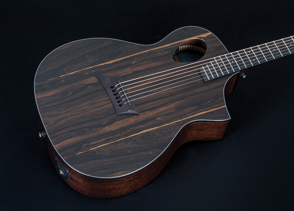 Michael Kelly Forte Port Exotic Concert Cw Ziricote Okoume Ova - Natural - Elektroakustische Gitarre - Variation 1