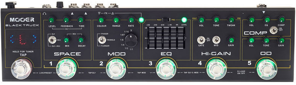Mooer Black Truck Hi-gain Guitar Multi Effects - Multieffektpedal - Variation 1