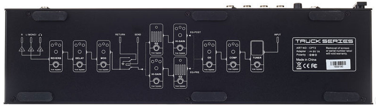 Mooer Black Truck Hi-gain Guitar Multi Effects - Multieffektpedal - Variation 4
