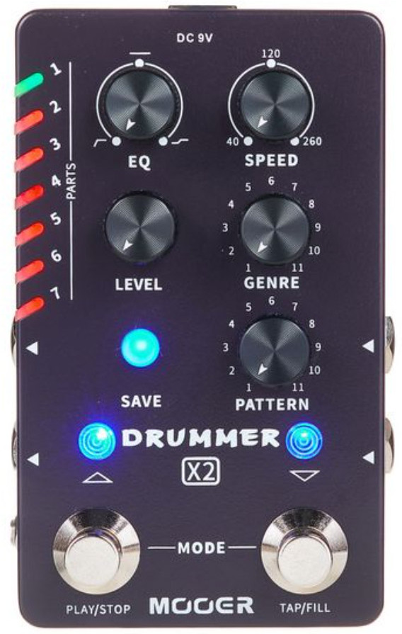 Mooer Drummer X2 Drum Machine Pedal - Drummaschine - Main picture