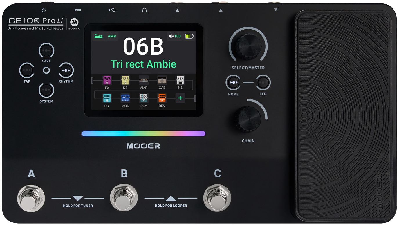 Mooer Ge100 Pro Li - Multieffektpedal - Main picture