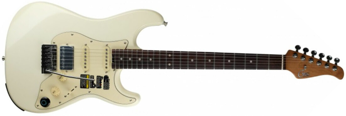 Mooer Gtrs S800 Hss Trem Rw - Vintage White - Midi-/Digital-/Modeling Gitarren - Main picture