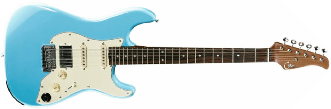 Mooer Gtrs S800 Hss Trem Rw - Sonic Blue - Midi-/Digital-/Modeling Gitarren - Main picture