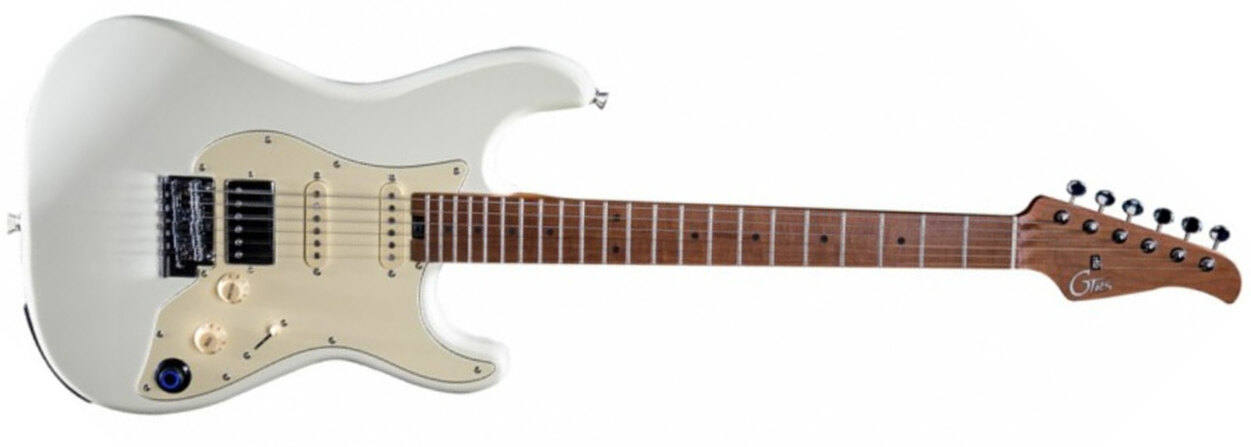 Mooer Gtrs S801 Hss Trem Mn - Vintage White - Midi-/Digital-/Modeling Gitarren - Main picture