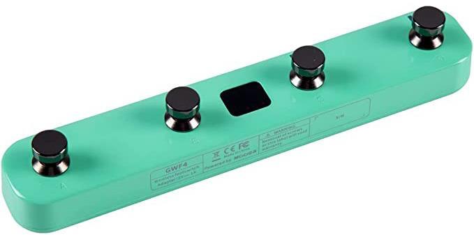 Volume/booster/expression effektpedal Mooer GWF4 GTRS Wireless Footswitch - Surf Green