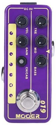 Elektrische preamp Mooer MOOER MICRO PREAMP 019 UK GOLD FX