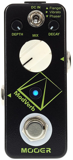 Mooer Modverb - Modulation/Chorus/Flanger/Phaser & Tremolo Effektpedal - Main picture