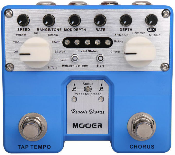 Mooer Reverie Chorus - Modulation/Chorus/Flanger/Phaser & Tremolo Effektpedal - Main picture