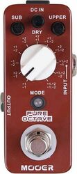 Harmonizer effektpedal Mooer PUREOCTAVE OCTAVER POLYPHONIC