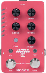 Harmonizer effektpedal Mooer Tender Octaver X2