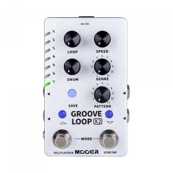 Looper effektpedal Mooer Groove Loop X2