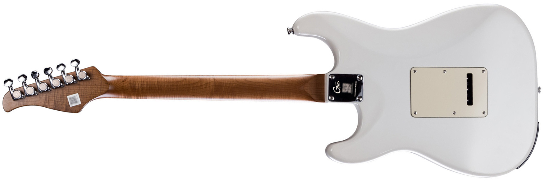Mooer Gtrs P800 Pro Intelligent Guitar Hss Trem Rw - Olympic White - Midi-/Digital-/Modeling Gitarren - Variation 1