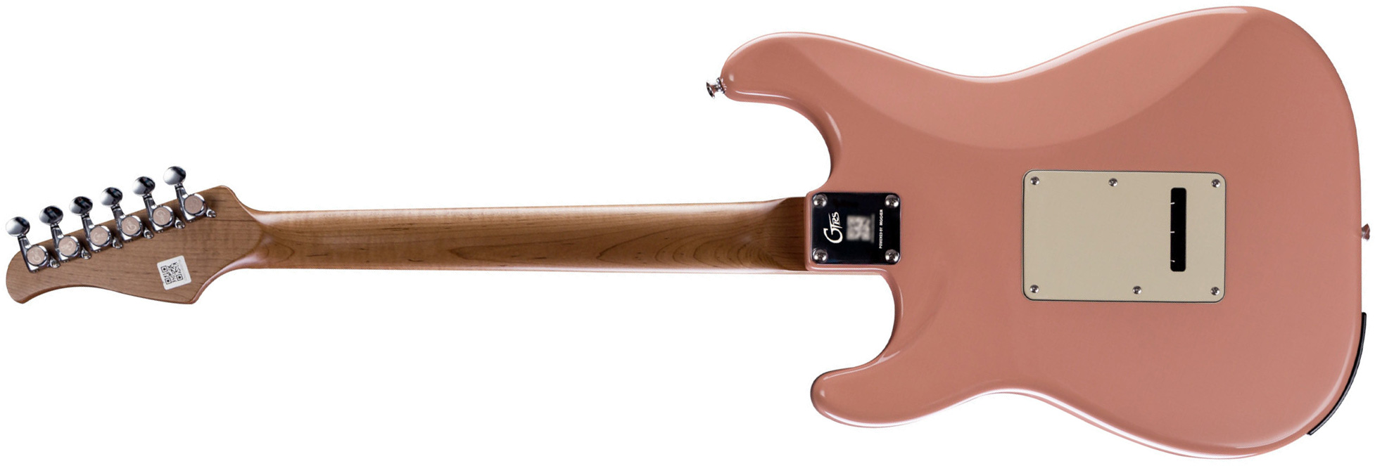 Mooer Gtrs P800 Pro Intelligent Guitar Hss Trem Rw - Flamingo Pink - Midi-/Digital-/Modeling Gitarren - Variation 1