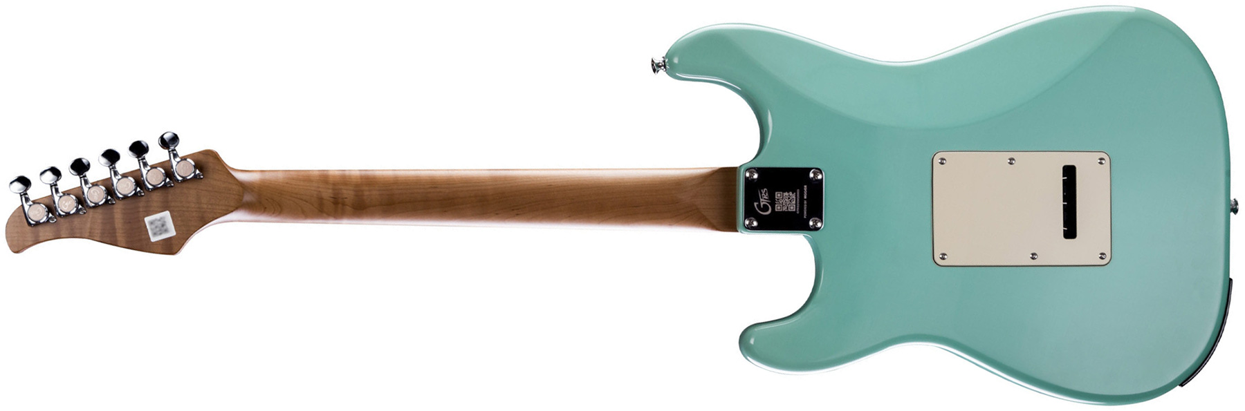 Mooer Gtrs P800 Pro Intelligent Guitar Hss Trem Rw - Mint Green - Midi-/Digital-/Modeling Gitarren - Variation 1