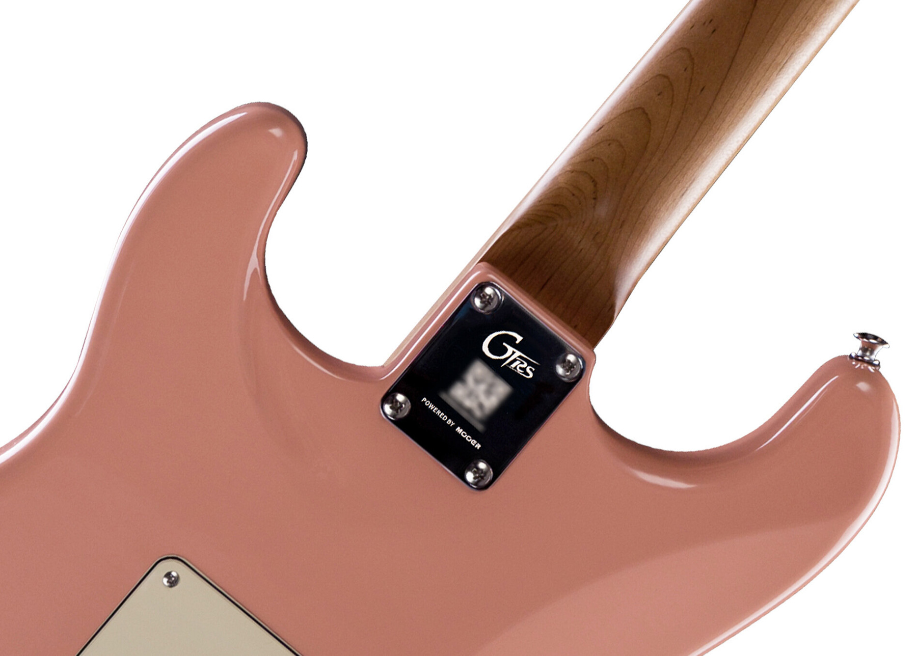 Mooer Gtrs P800 Pro Intelligent Guitar Hss Trem Rw - Flamingo Pink - Midi-/Digital-/Modeling Gitarren - Variation 2