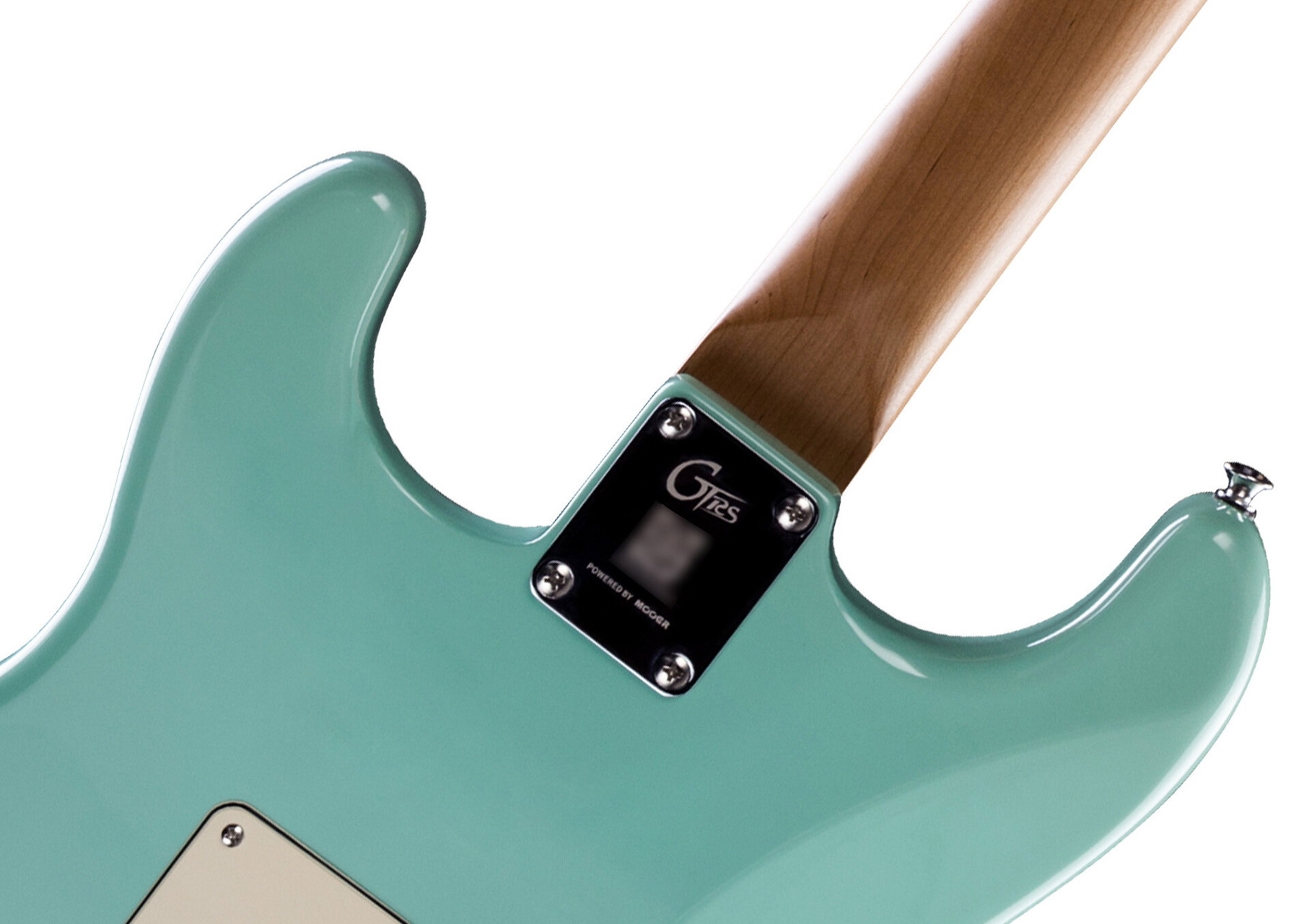 Mooer Gtrs P800 Pro Intelligent Guitar Hss Trem Rw - Mint Green - Midi-/Digital-/Modeling Gitarren - Variation 2