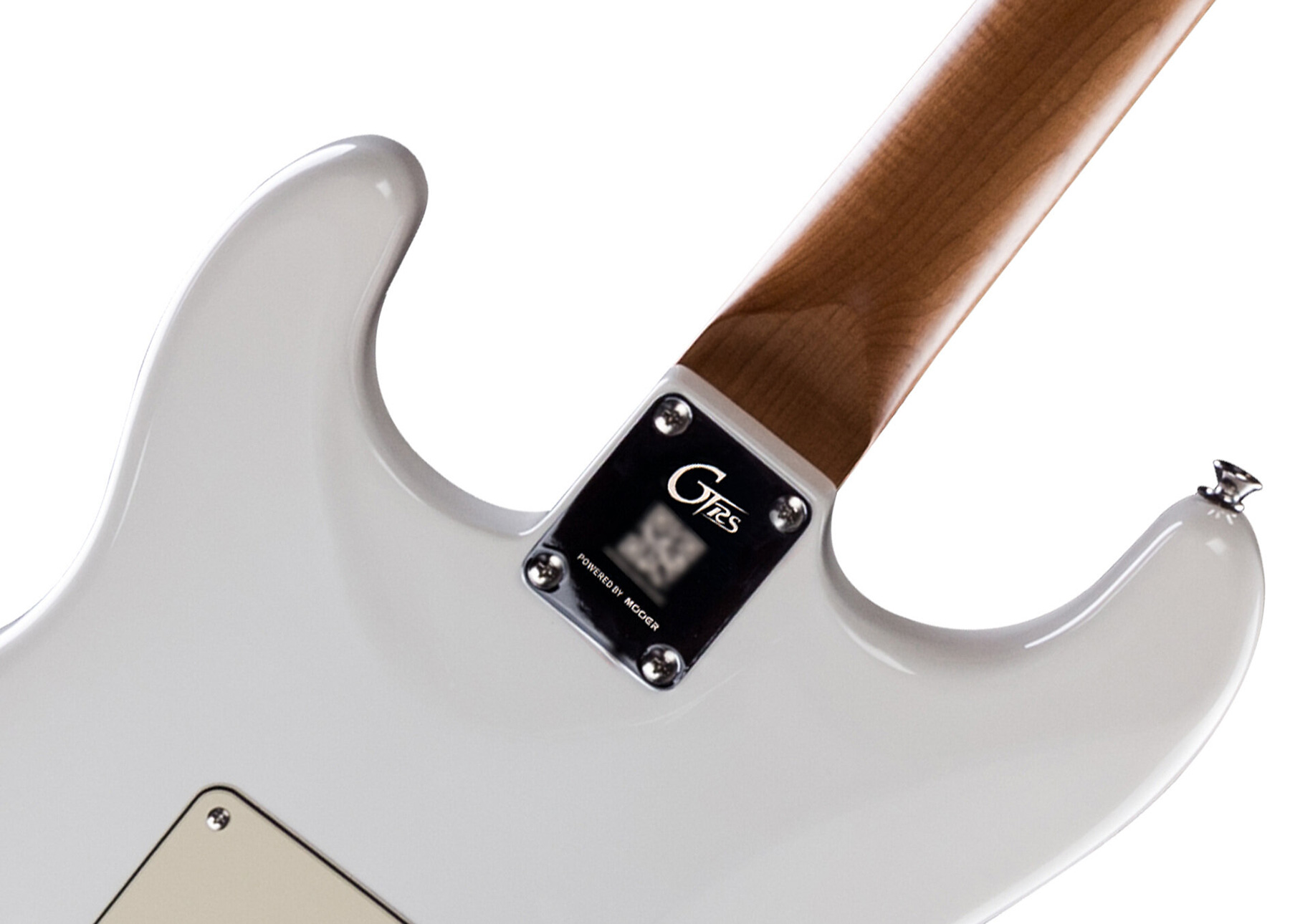 Mooer Gtrs P800 Pro Intelligent Guitar Hss Trem Rw - Olympic White - Midi-/Digital-/Modeling Gitarren - Variation 3