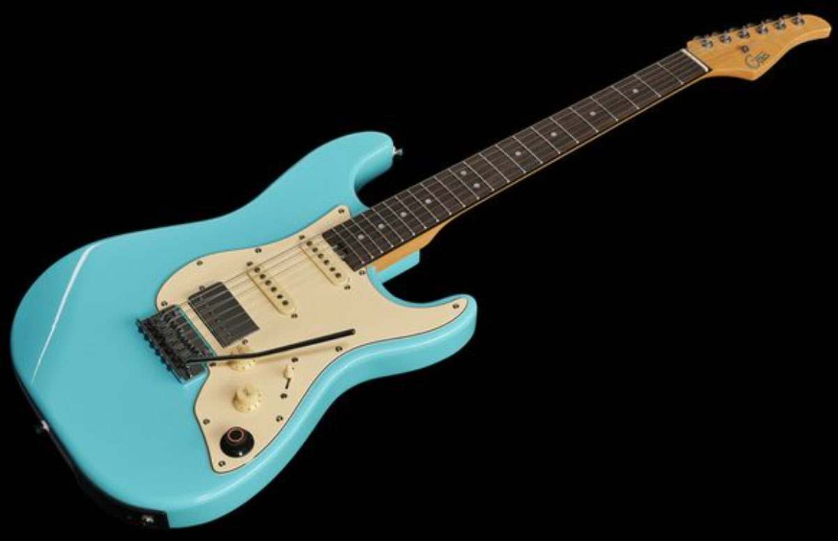 Mooer Gtrs S800 Hss Trem Rw - Sonic Blue - Midi-/Digital-/Modeling Gitarren - Variation 1