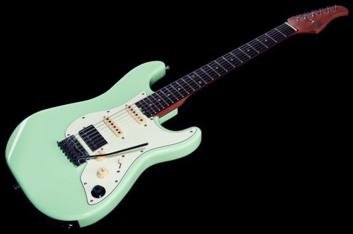 Mooer Gtrs S800 Hss Trem Rw - Surf Green - Midi-/Digital-/Modeling Gitarren - Variation 2