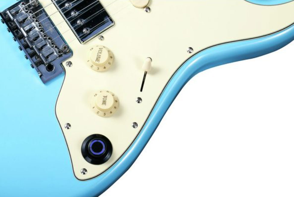 Mooer Gtrs S801 Hss Trem Mn - Sonic Blue - Midi-/Digital-/Modeling Gitarren - Variation 2