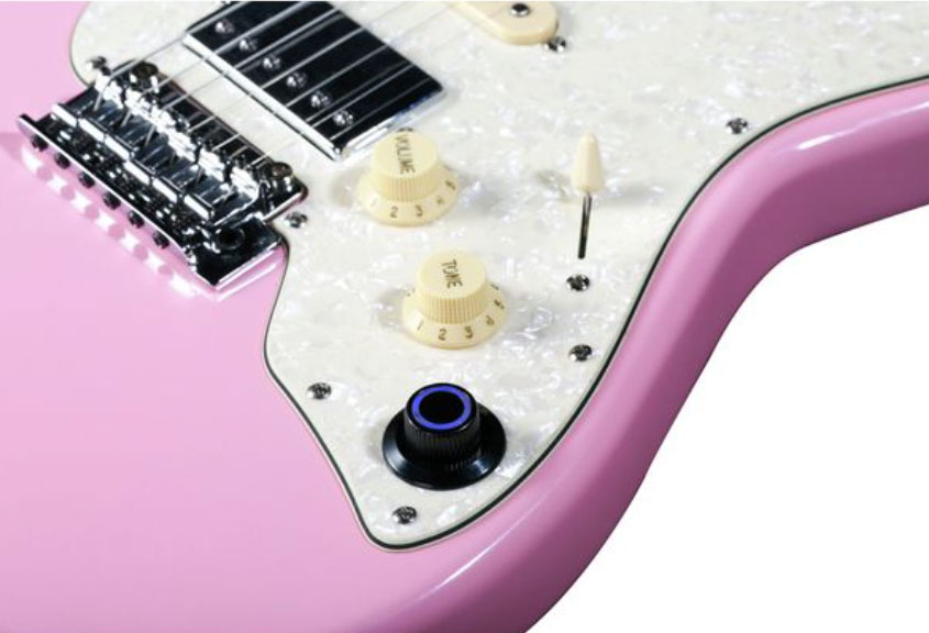 Mooer Gtrs S801 Hss Trem Mn - Shell Pink - Midi-/Digital-/Modeling Gitarren - Variation 2