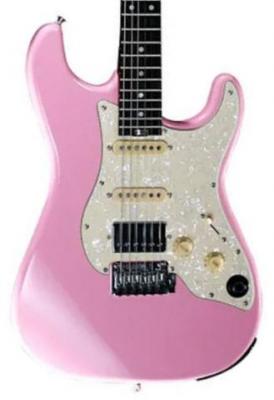 Midi-/digital-/modeling gitarren Mooer GTRS S800 Intelligent Guitar - Shell pink
