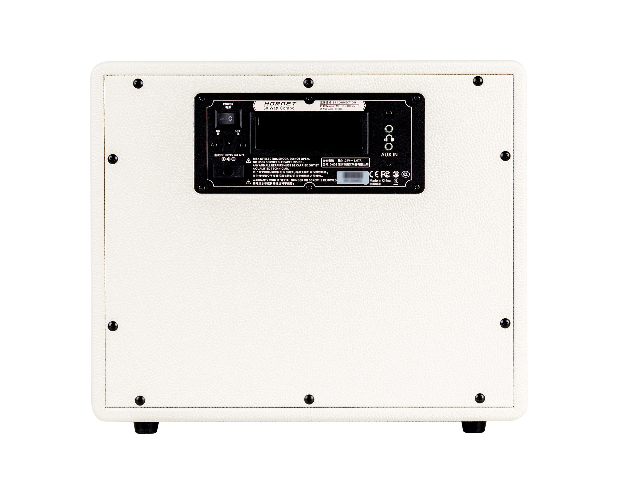Mooer Hornet 30 White 30w 1x8 - Mini-Verstärker für Gitarre - Variation 1