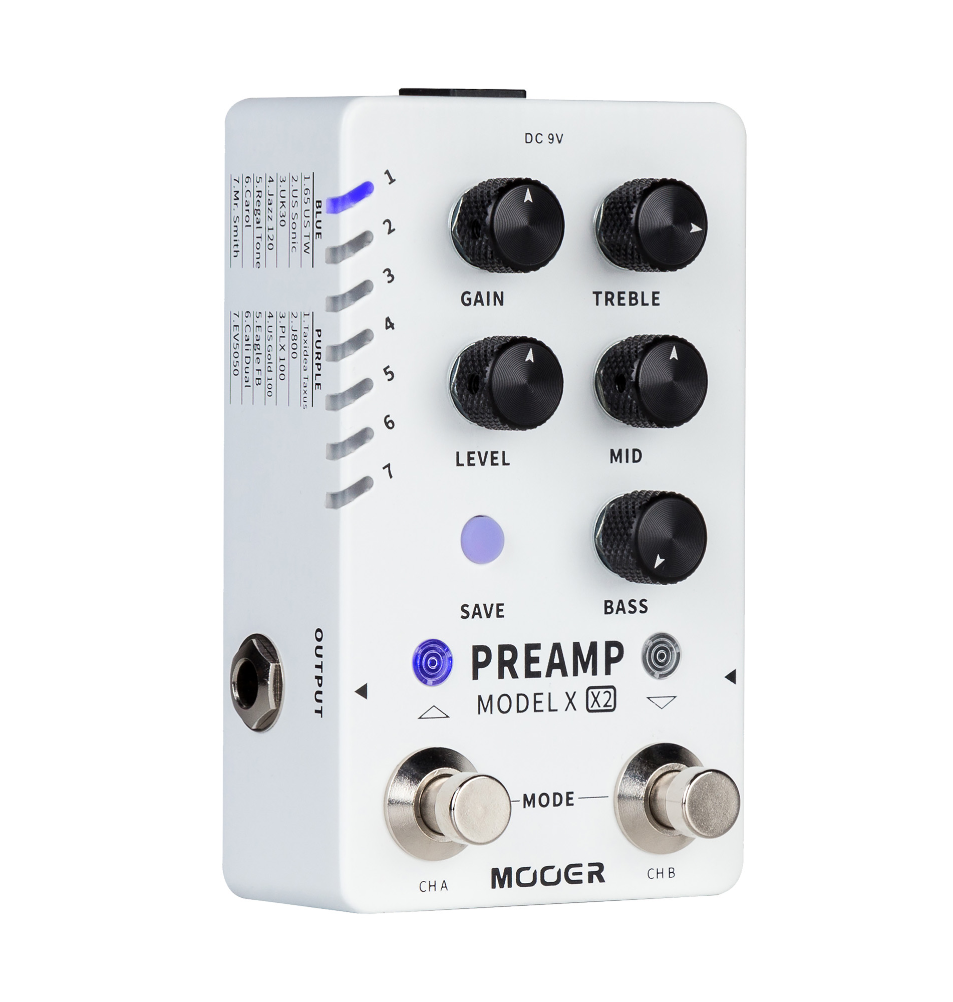 Mooer Preamp Model X2 - Elektrische PreAmp - Variation 1