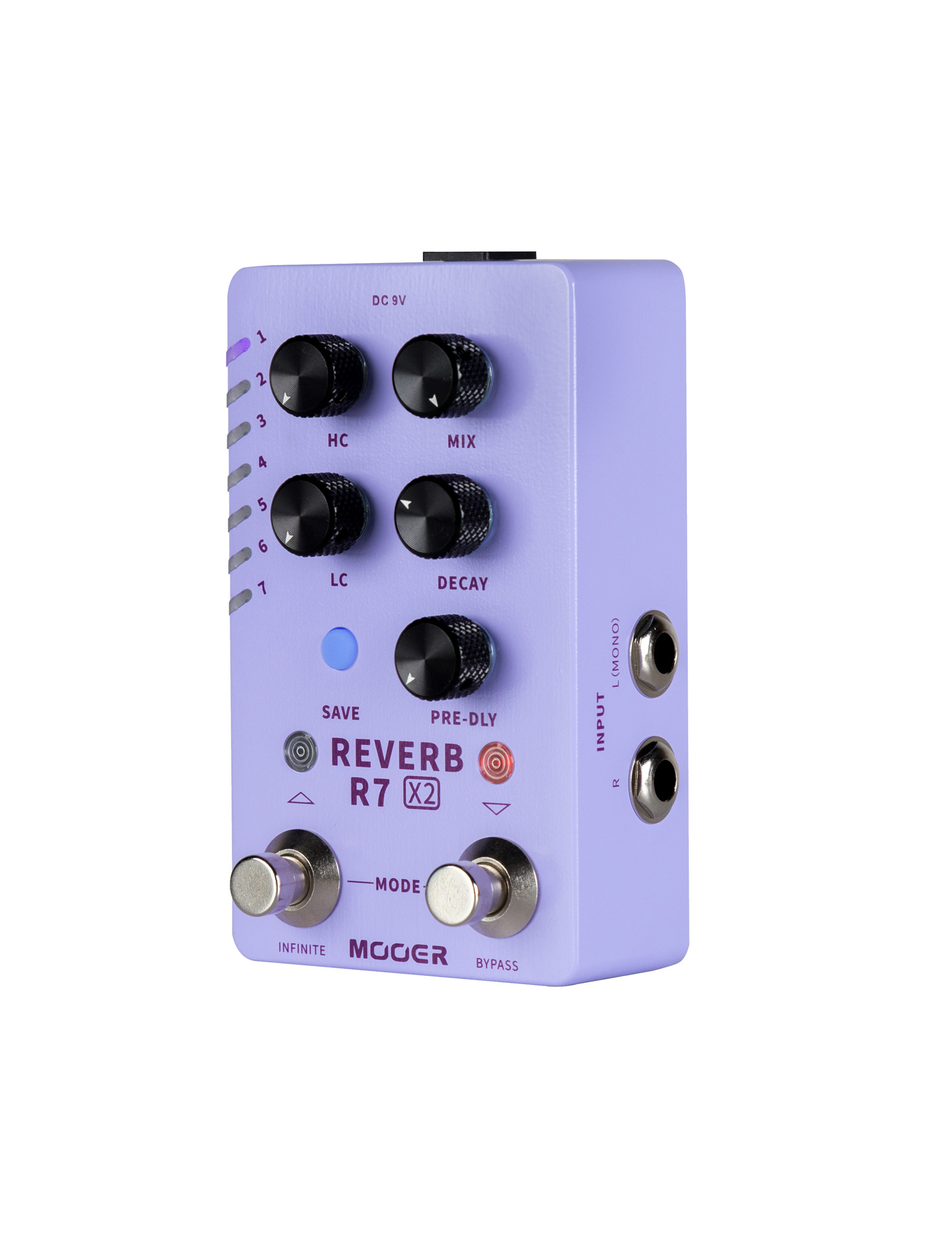 Mooer R7x2 Reverb - Reverb/Delay/Echo Effektpedal - Variation 2