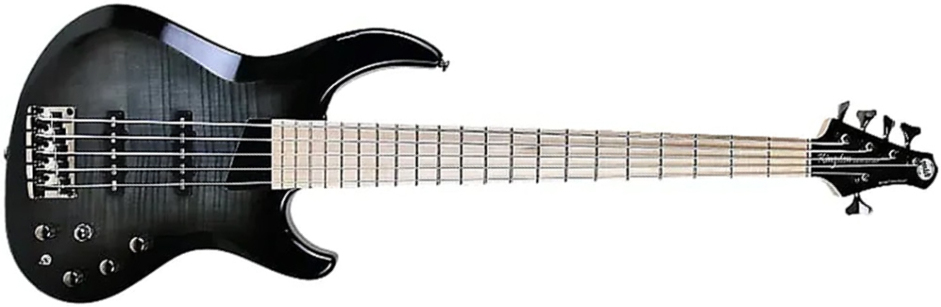 Mtd Saragota Deluxe Ksdx5mn-bbt Kingston 5c Active Mn - Black Burst - Solidbody E-bass - Main picture