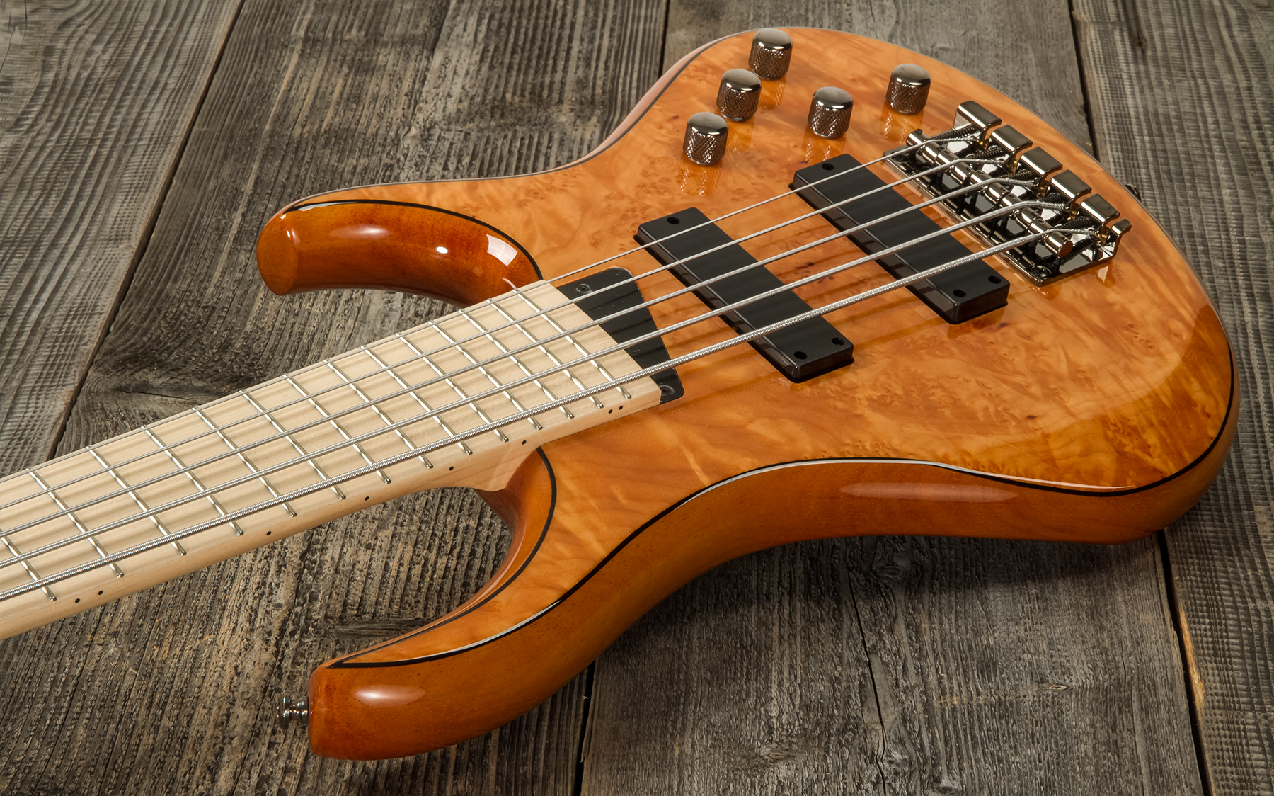 Mtd Kz5mp-ng Kingston 5c Active Mn - Natural Gloss - Solidbody E-bass - Variation 2