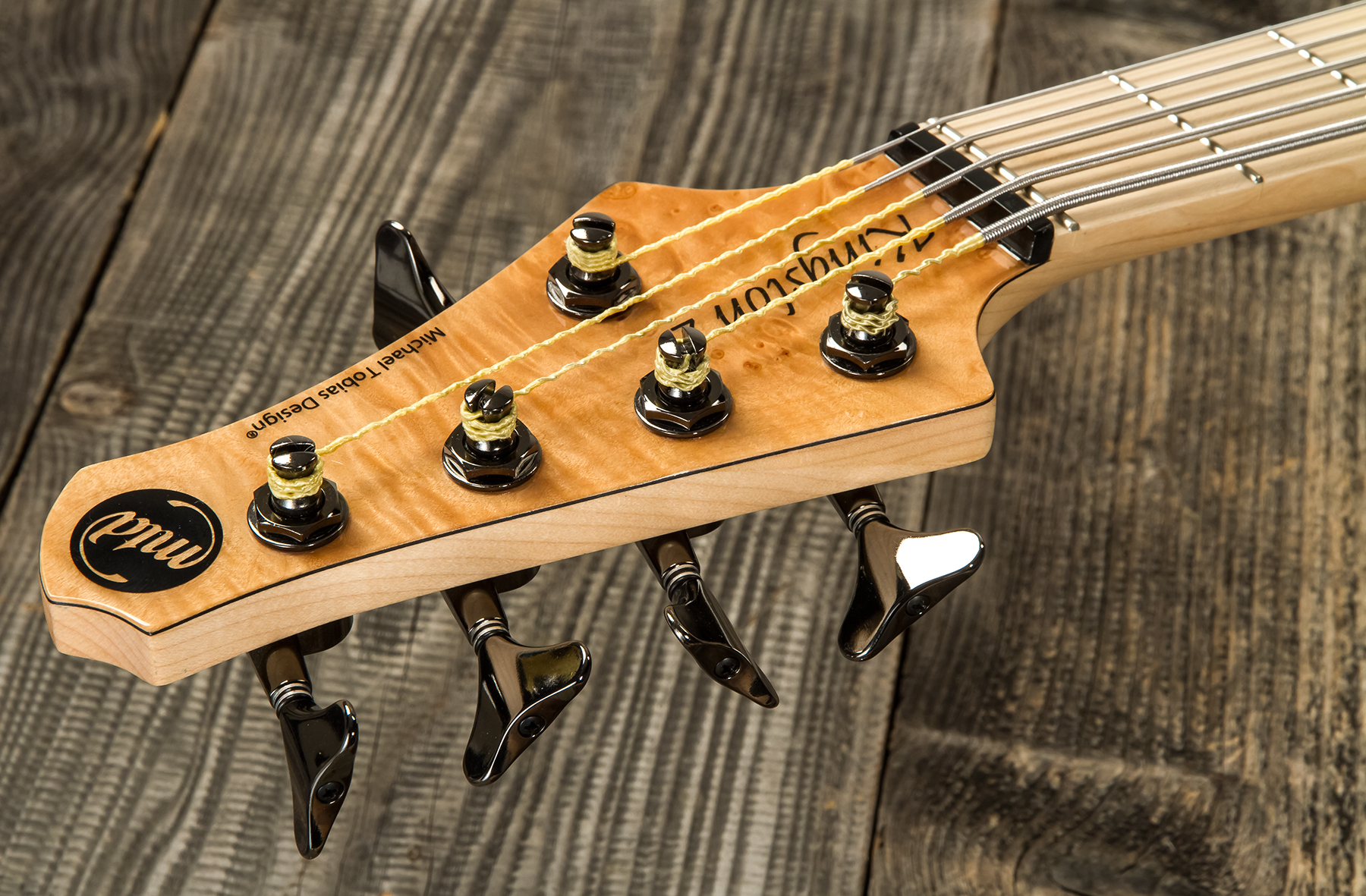 Mtd Kz5mp-ng Kingston 5c Active Mn - Natural Gloss - Solidbody E-bass - Variation 6