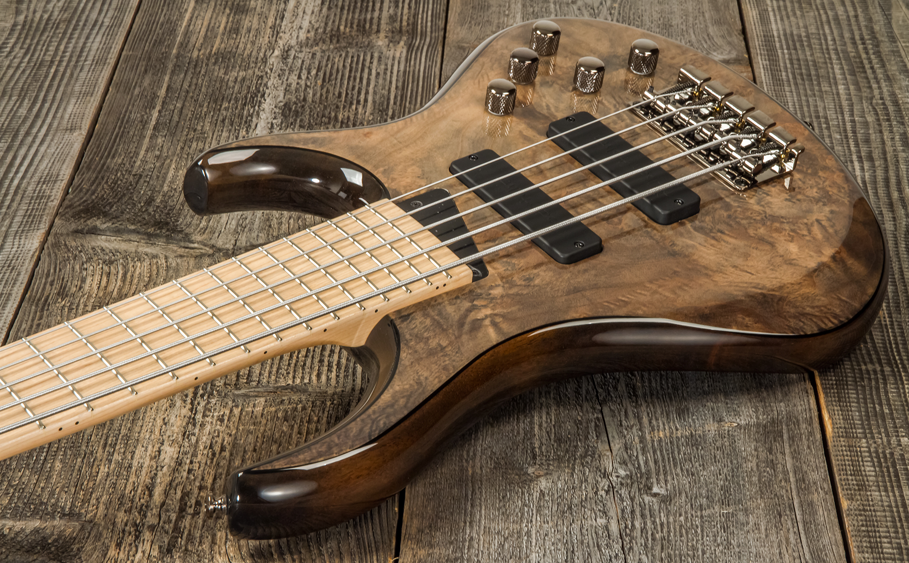 Mtd Kzx5mp-mo Kingston 5c Active Bartolini Mn - Mocha - Solidbody E-bass - Variation 2