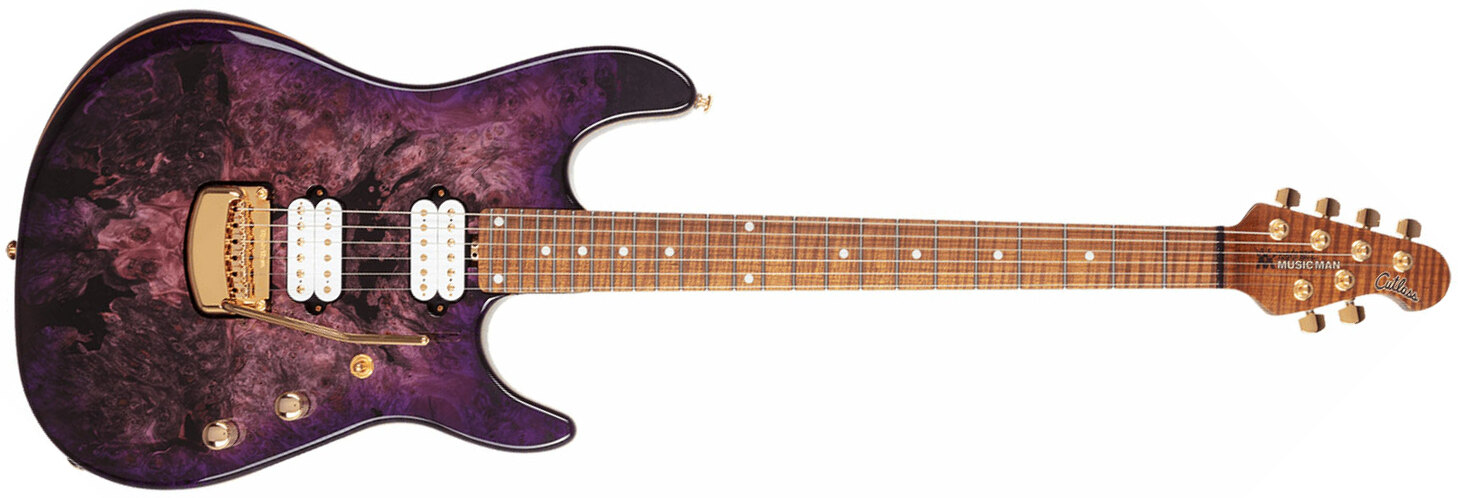 Music Man Jason Richardson 6 Cutlass Signature 6c 2h Trem Mn - Majora Purple - E-Gitarre in Str-Form - Main picture