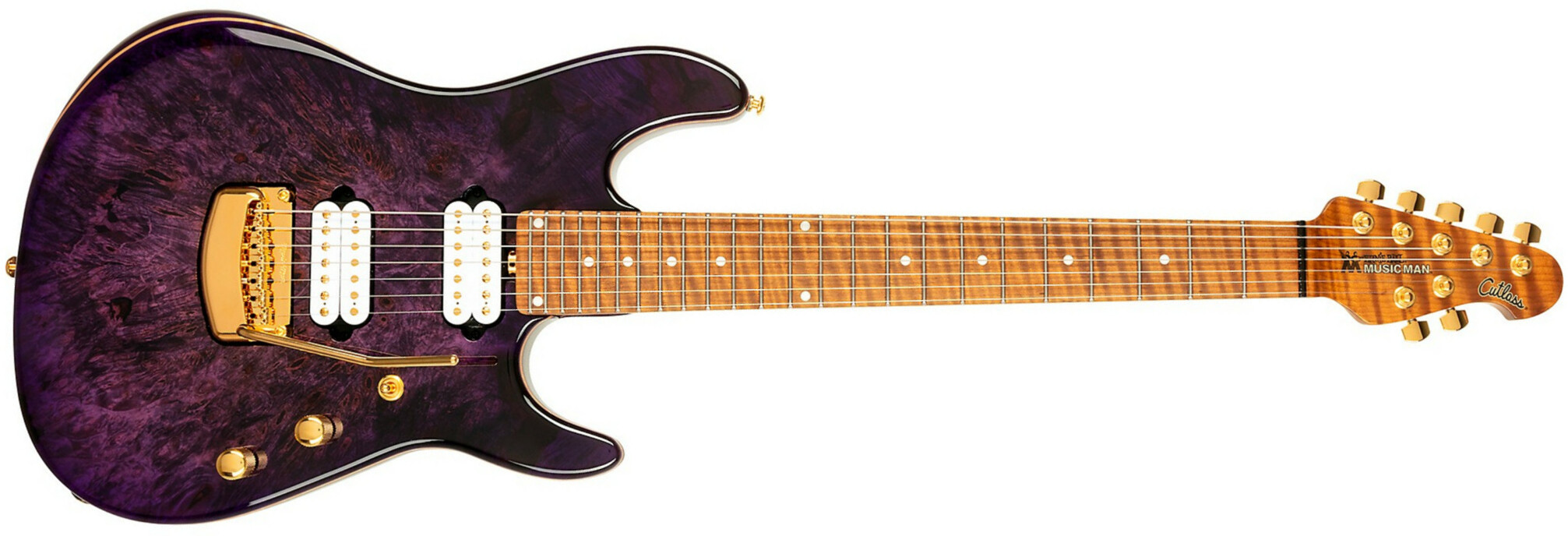 Music Man Jason Richardson7 Cutlass Signature 7c 2h Trem Mn - Majora Purple - 7-saitige E-Gitarre - Main picture