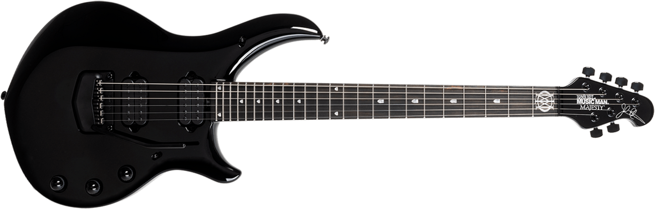 Music Man John Petrucci Majesty 6 Signature 2h Dimarzio Piezo Trem Eb +etui - Dark Side - Signature-E-Gitarre - Main picture