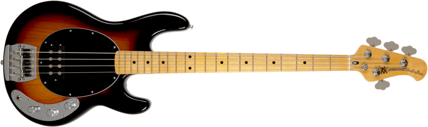 Music Man Stingray Retro 70s Usa Active Mn - Vintage Sunburst - Solidbody E-bass - Main picture