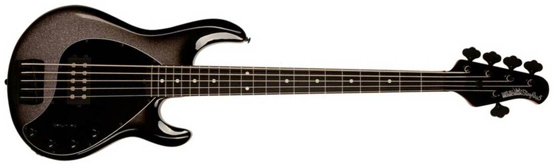 Music Man Stingray Special H 5c Active Eb  +housse - Smoked Chrome - Solidbody E-bass - Main picture