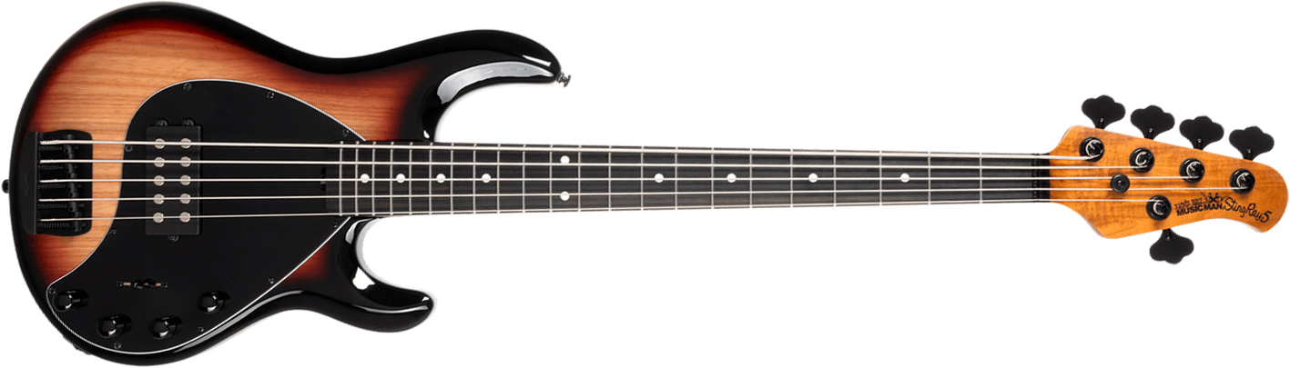 Music Man Stingray Special H 5c Active Eb +housse - Faded Vintage Sunburst - Solidbody E-bass - Main picture