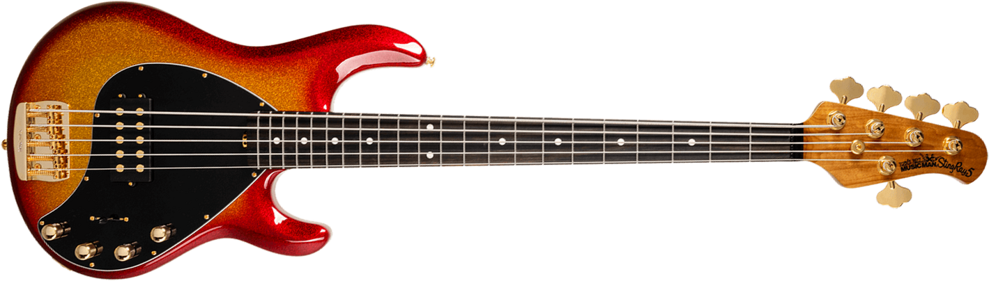 Music Man Stingray Special H 5c Active Eb +housse - Cherry Punch - Solidbody E-bass - Main picture
