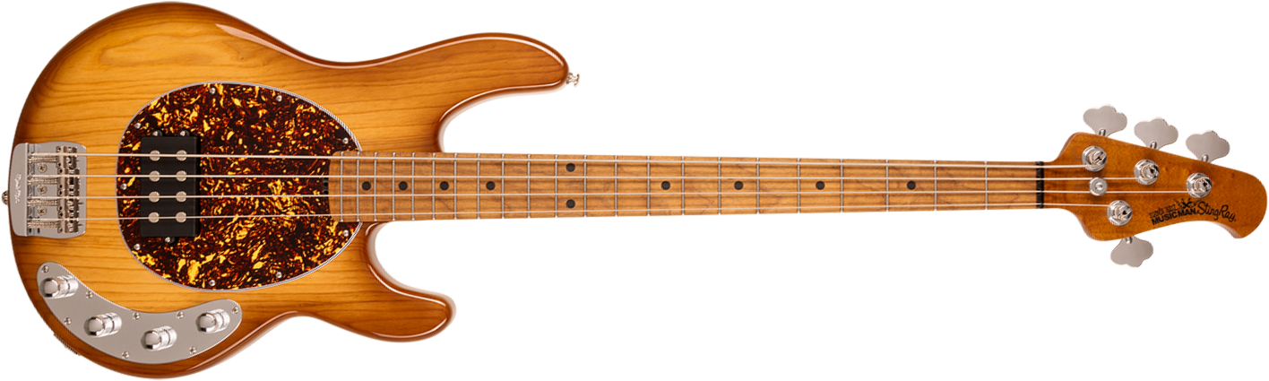 Music Man Stingray Special H Active Mn +housse - Hot Honey - Solidbody E-bass - Main picture