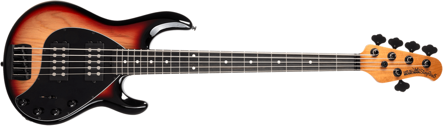 Music Man Stingray Special Hh 5c Active Eb +housse - Faded Vintage Sunburst - Solidbody E-bass - Main picture